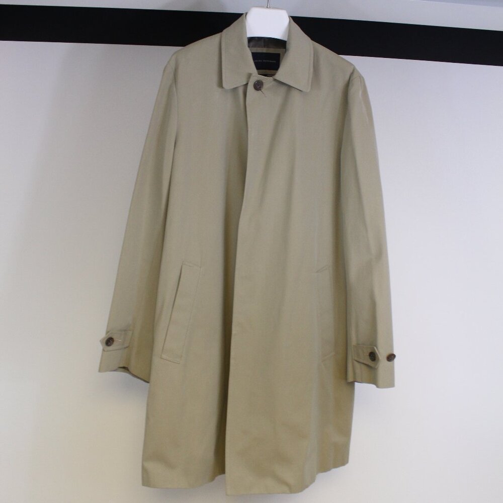 Banana Republic Men’s Trench Coat Y2K Spring 2006 Cotton Classic Size M